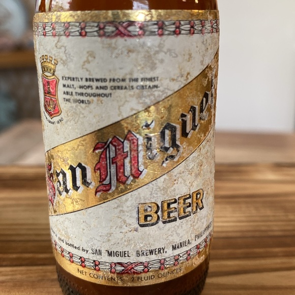 Vintage San Miquelon Beer 2oz Bottles from Brewery in Philippines (2) - Picture 5 of 14